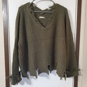 Distressed Sweater